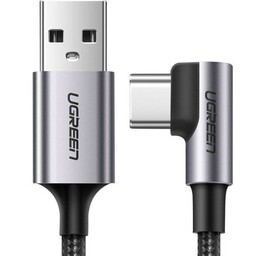 Ugreen Kabel kątowy USB-A / USB-C Quick Charge