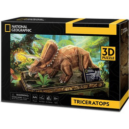 CUBIC FUN Puzzle 3D National Geographic Triceratops 306-DS1052H