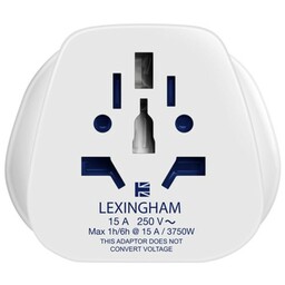 Lexingham Adapter / przejściówka z wyjściem EU, biała