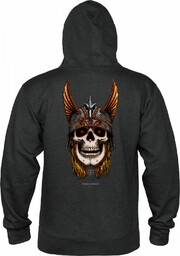 bluza męska POWELL PERALTA ANDERSON SKULL HOOD Charcoal