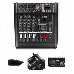 Powermikser 5-kanałowy Dsp Bt Usb MP3 Vonyx AM5A