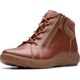 Clarks Damskie botki Caroline Park, Tan Combi, 6,