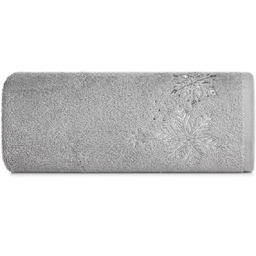 Ręcznik bożonarodzeniowy z wyhaftowaną śnieżynką i dżetami R203-02