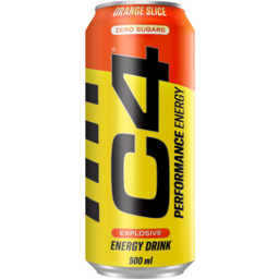 Cellucor C4 Energy Drink 500 ml orange slice