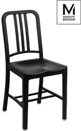 MODESTO krzesło VEGA czarne - polipropylen 1817-APC -