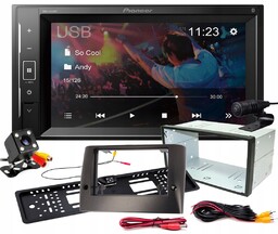 Radio Pioneer 2 Din Mikrofon Kamera Fiat Stilo