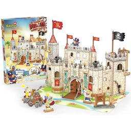 CUBIC FUN Puzzle 3D Kids Zamek Piratów P833H