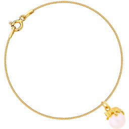 MYNESS Bransoletka z kotkiem z perełką Swarovski /1951/