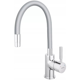 Ferro Bateria kuchenna Zumba Szara, stojąca., elastyczna wylewka.