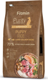 Fitmin purity puppy rice lamb&salmon 2kg
