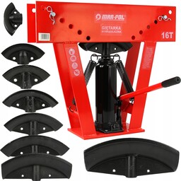 Giętarka do Rur 16 Ton 8 Profili Zestaw