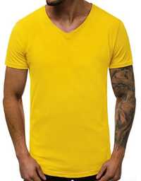 T-Shirt męski żółty OZONEE O/2309