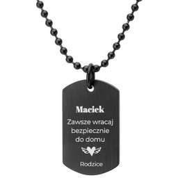 Siła i Wsparcie - Nieśmiertelnik z Dedykacją