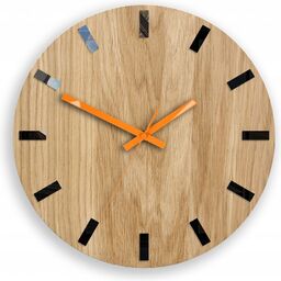 Zegar na Ścianę Nowoczesny Drewniany z Cichym mechanizmem