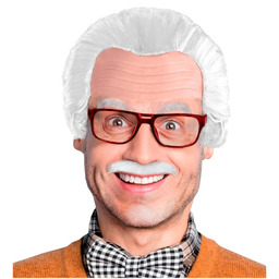 Nakrycie głowy Dziadka z wąsami i okularami