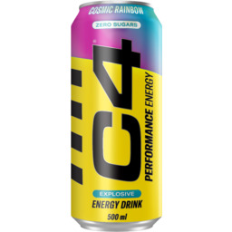 Cellucor C4 Energy Drink 500 ml kosmiczna tęcza