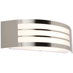 Nowoczesna lampa ścienna ze stali nierdzewnej IP44 -