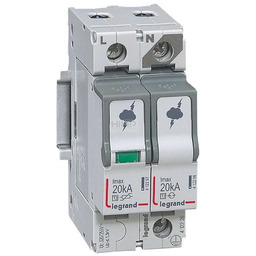 OGRANICZNIK PRZEPIĘĆ T2 20 KA 1P+N Legrand 412226
