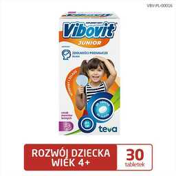 VIBOVIT JUNIOR Witaminy+Żelazo - 30 tabletek