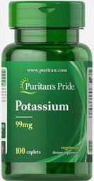 Potas Glukonian 99 mg, Puritan''s Pride, 100 tabletek