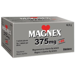 Magnex 375mg + witamina B6, 200tabl.