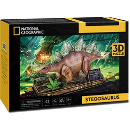 CUBIC FUN Puzzle 3D National Geographic Stegozaur 306-DS1054H