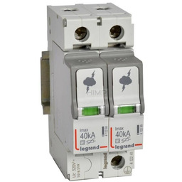 OGRANICZNIK PRZEPIĘĆ T2 40 KA 2P Legrand 412241