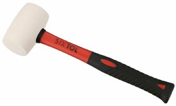 Sixtol Młotek gumowy TPR HAMMER 450 biały, 33