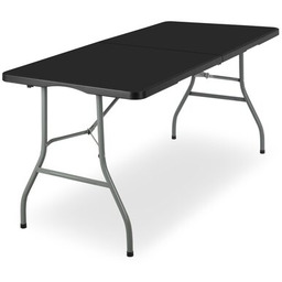 EHOKERY Stół cateringowy Rico Prostokątny Czarny Zyskaj