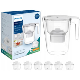 Dzbanek filtrujący Philips 2,6 l 6 szt. filtrów