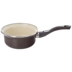 Rondel emaliowany Orion z rantem Brązowy, śr. 14cm,
