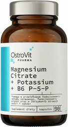 OstroVit Pharma Cytrynian Magnezu + Potas + B6