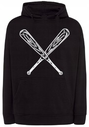 Bluza męska nadruk Baseball KIJE r.5XL