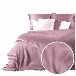 Pościel satynowa komplet 220X200 NOVA3 pudrowy