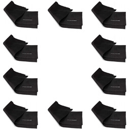 10x Ściereczka z mikrofibry do okularów - czarna
