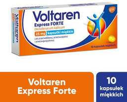 Voltaren Express Forte 25mg, 10 kapsułek