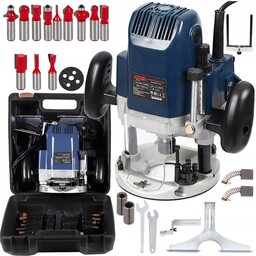 Frezarka Górnowrzecionowa Do Drewna Frezy Walizka Zestaw Mocna