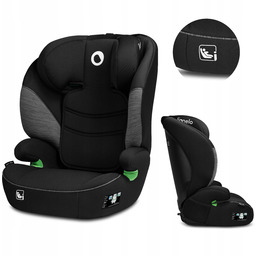 Lionelo fotelik samochodowy Lars i-Size Black Grey 100-150