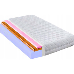 Materac piankowy 130x200 Hr kokos ortopedyczny H4 H5