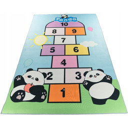 Dywan Dziecięcy Drukowany Cristal 180x250 Panda Słońce Gra