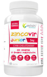 Wish Cynk Junior, 60 tabletek do ssania
