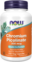 Now Foods Chromium Picolinate 200 g, 250 kapsułek