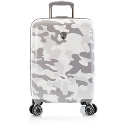 Heys White Camo biała średnia twarda walizka