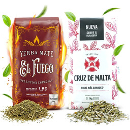 Zestaw Yerba Mate Elaborada: El Fuego 1kg +