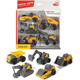 Dickie Toys 203722008 VOLVO Oficjalny licencjonowany Zestaw 5