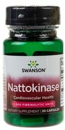 Suplement diety, Swanson, Nattokinase, 100 mg, 30 kapsułek