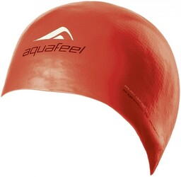 Czepek do pływania aquafeel bullitt silicone cap czerwony