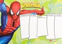 Plan lekcji z magnesem SPIDERMAN BENIAMIN /600340/