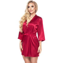 Szlafrok Aria Bordowy