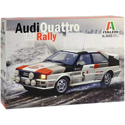 Italeri Audi Quattro Rally Zestaw Modelarski, Wielokolorowy,
